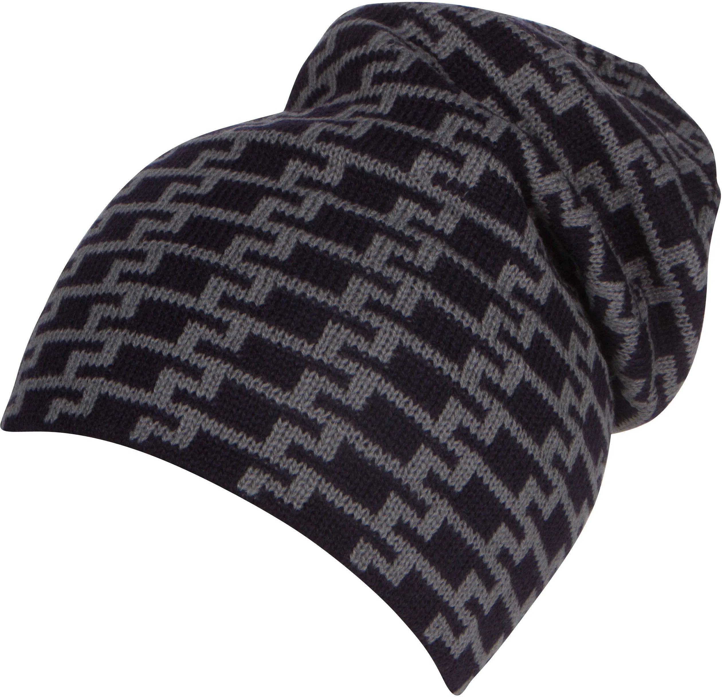 Sakkas Nils Slouchy Beanie Hat Warm and Cozy Heather and Patterned