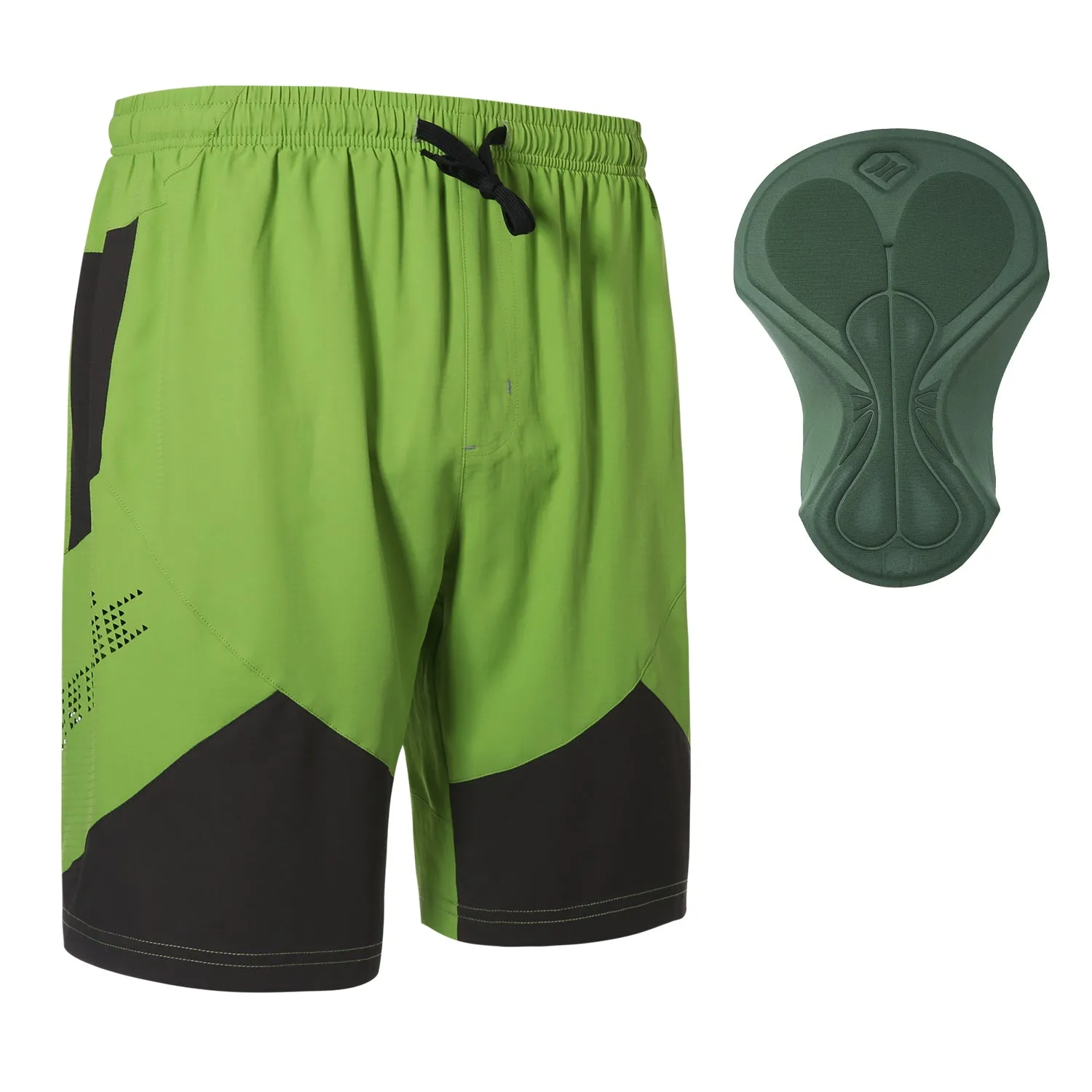 Santic Hebre LightGreen Men Cycling MTB Shorts