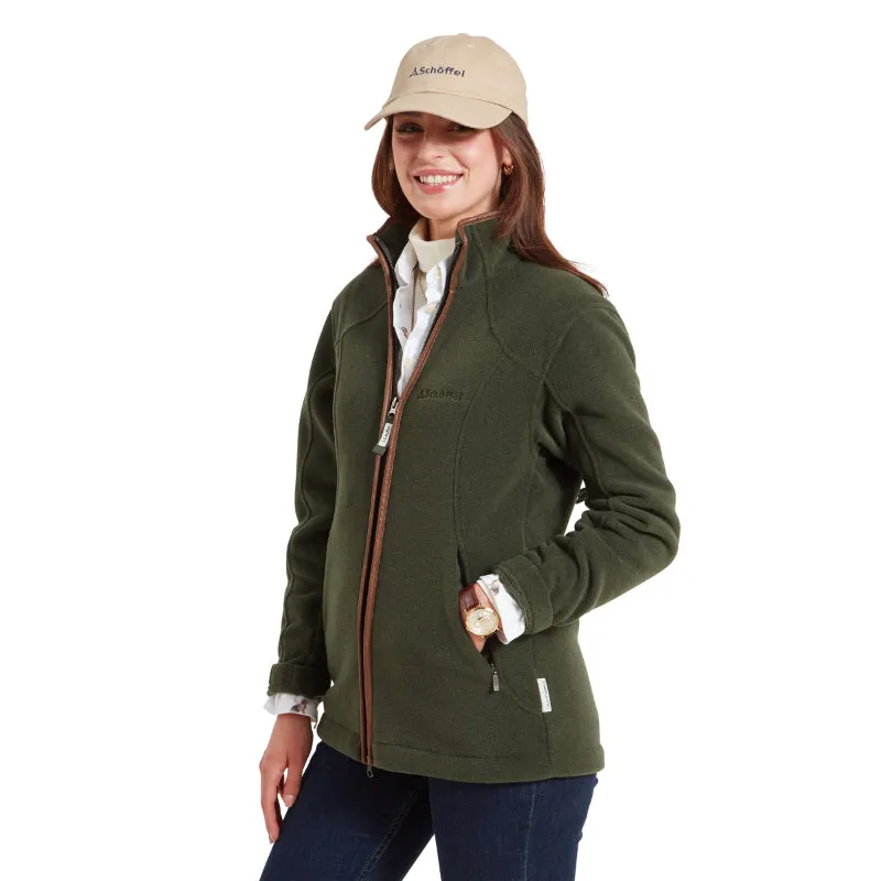 Schoffel Burley Ladies Fleece Jacket - Forest