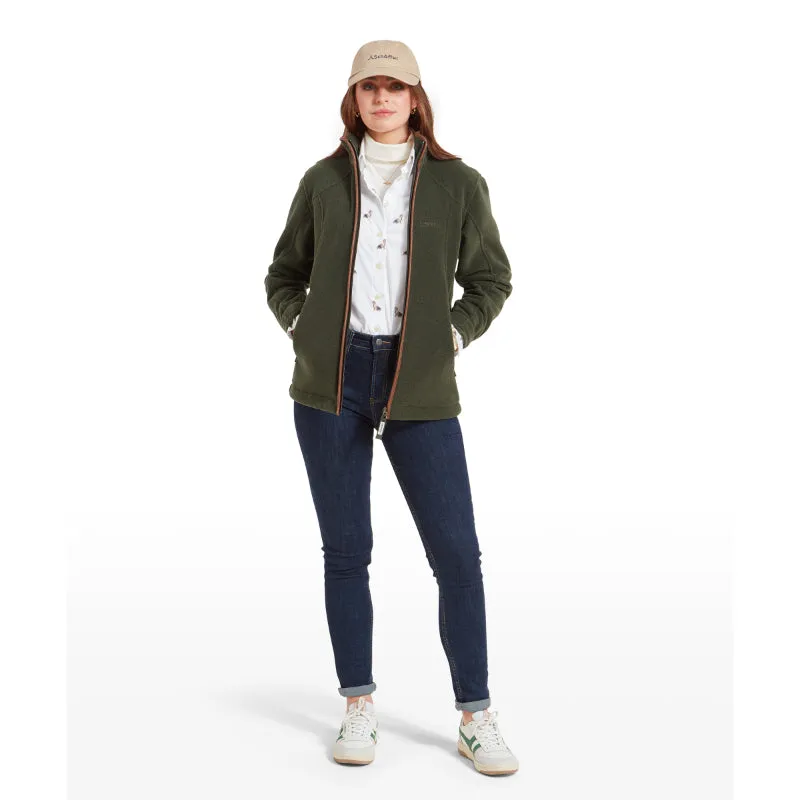 Schoffel Burley Ladies Fleece Jacket - Forest