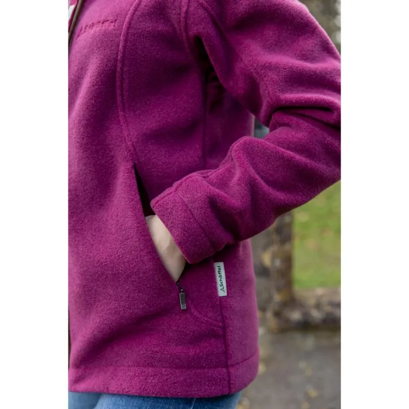 Schoffel Burley Ladies Fleece Jacket - Mulberry