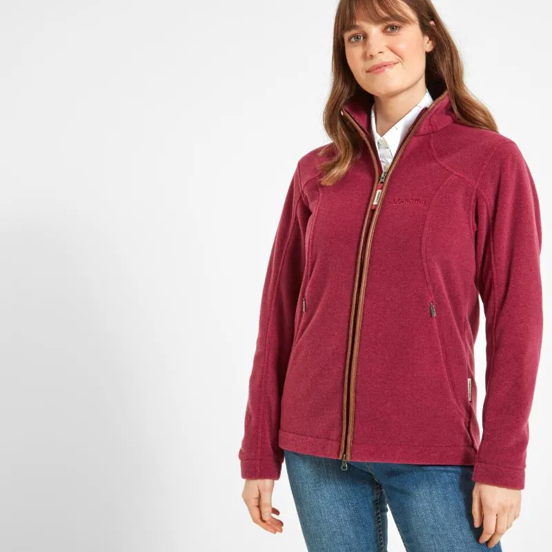 Schoffel Burley Ladies Fleece Jacket - Mulberry