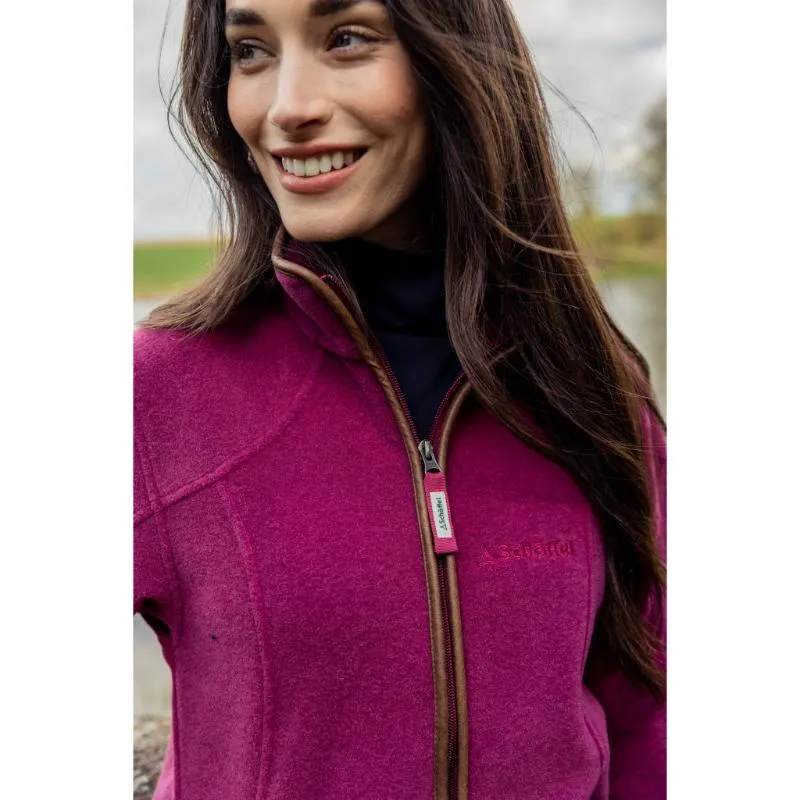 Schoffel Burley Ladies Fleece Jacket - Mulberry