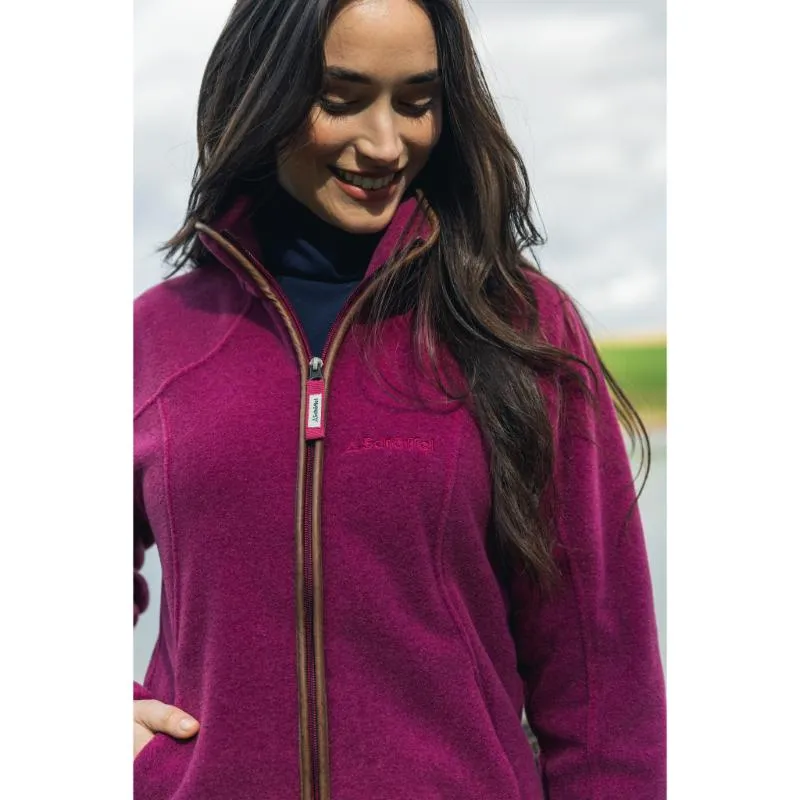 Schoffel Burley Ladies Fleece Jacket - Mulberry