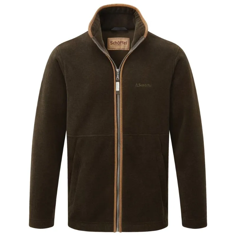 Schoffel Cottesmore Mens Fleece Jacket - Dark Olive