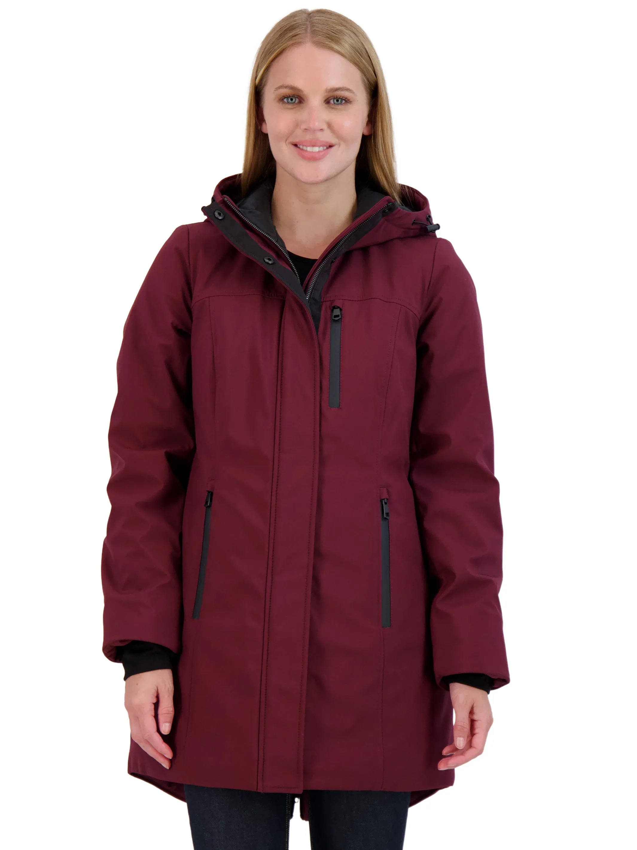 Sebby Collection Women's Heavyweight Softshell Parka