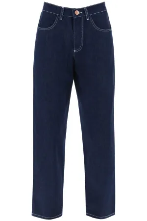 See by chloe cropped tapered jeans