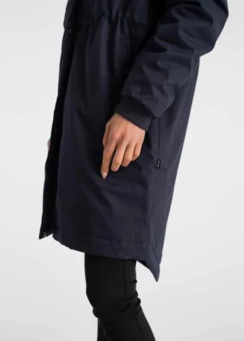 Selfhood Hooded coat navy