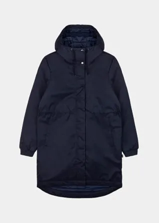 Selfhood Hooded coat navy