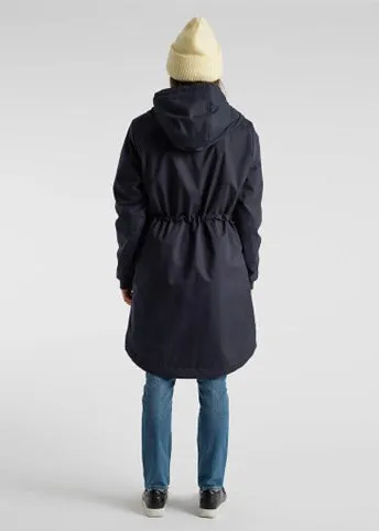 Selfhood Hooded coat navy