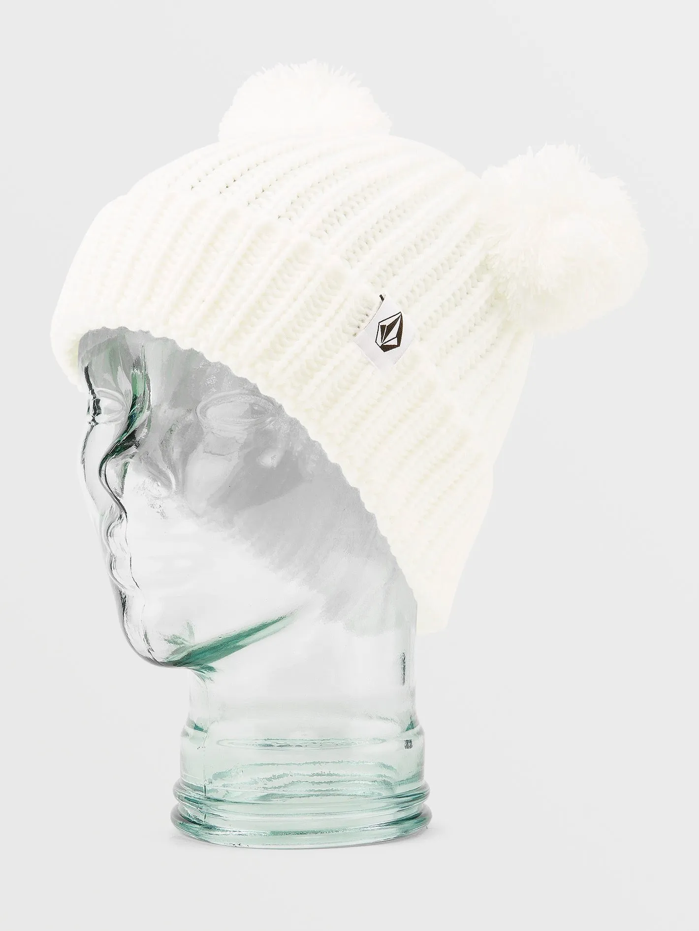 Shreddy Teddy Bobble Beanie - WHITE - (KIDS)