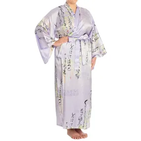 Silk Life Poem Long Lilac Yukata XL