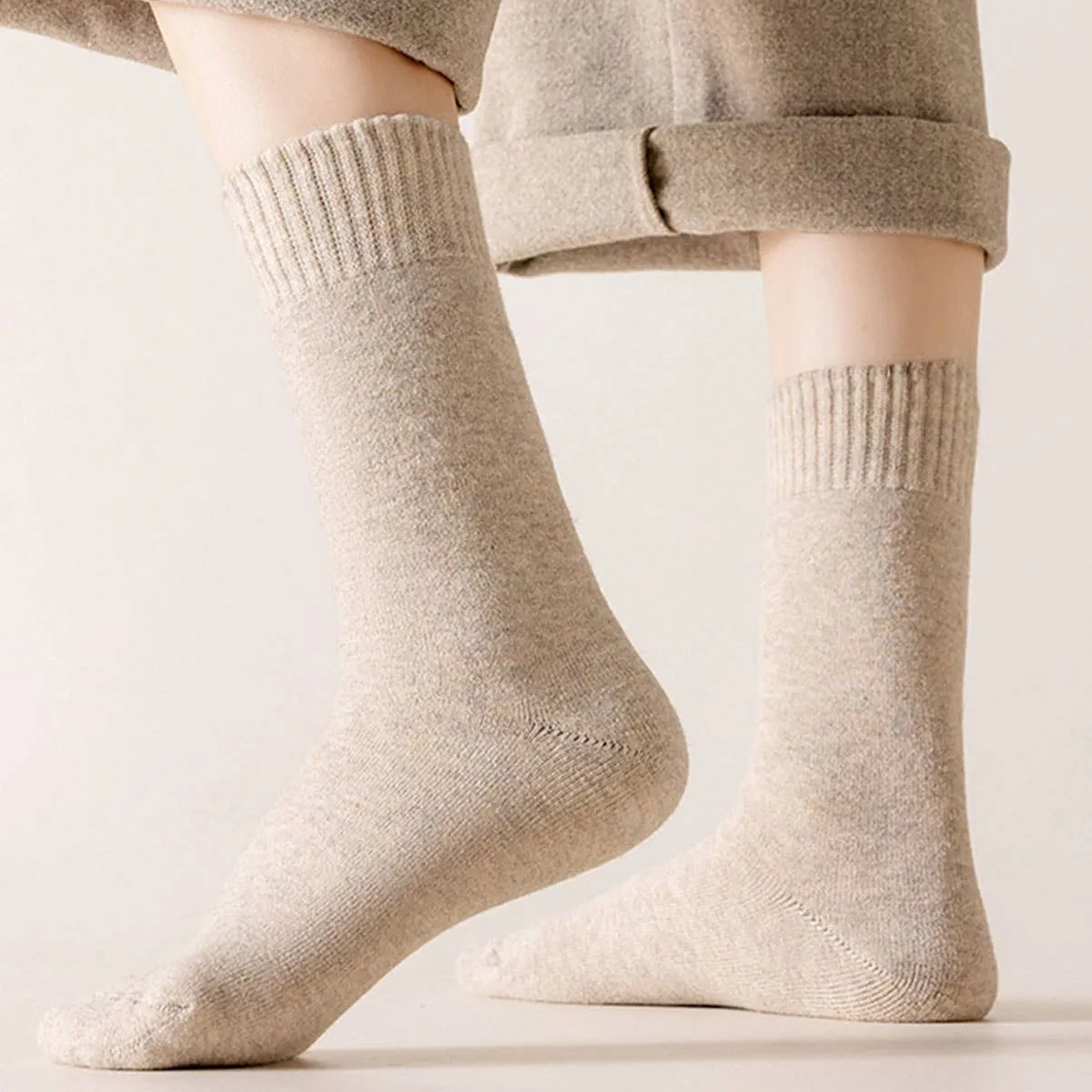 Soft Cashmere Crew Socks