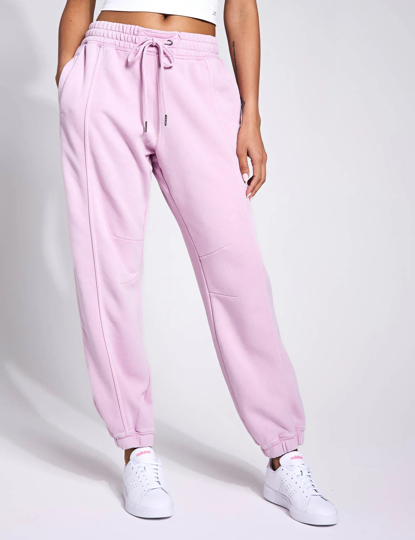 Sprint To The Finish Pants - Powder Pink