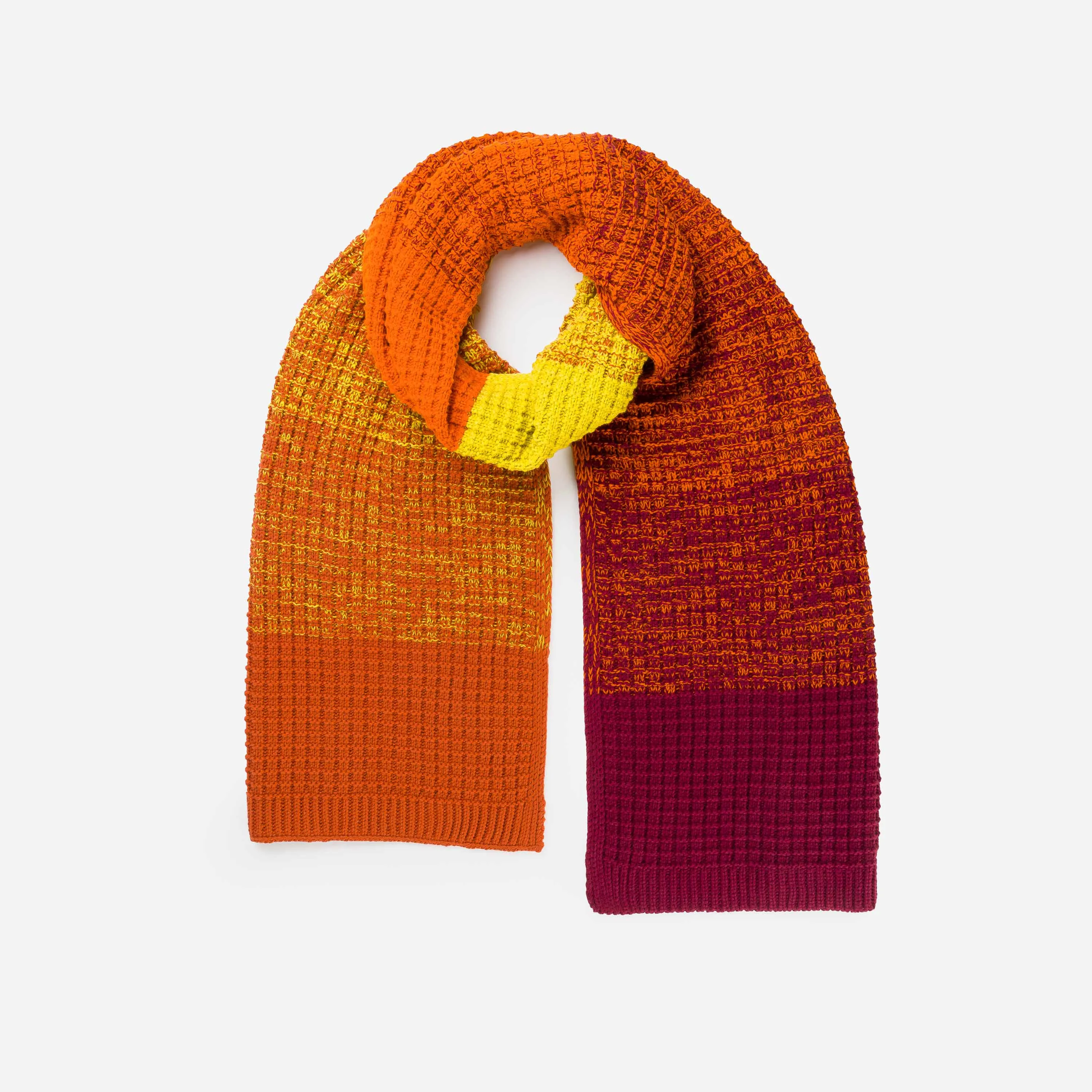 Sunrise Sunset Knit Scarf