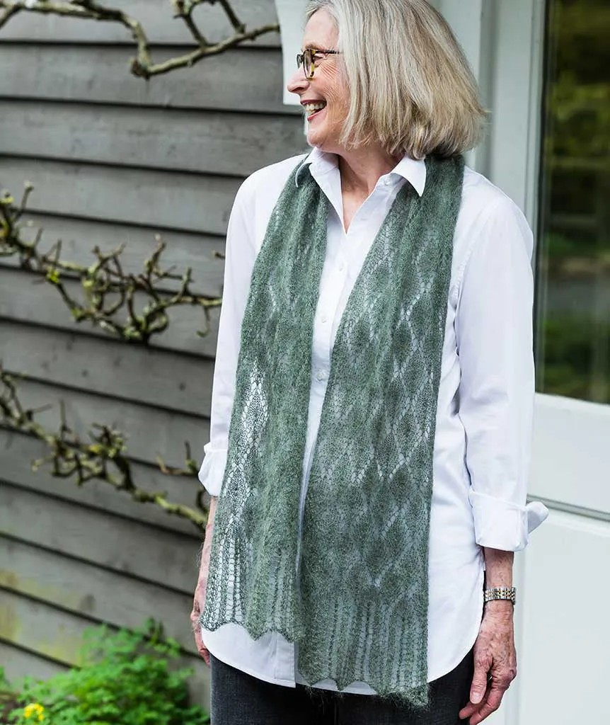 Tea Leaf Lace Scarf & Shawl Pattern