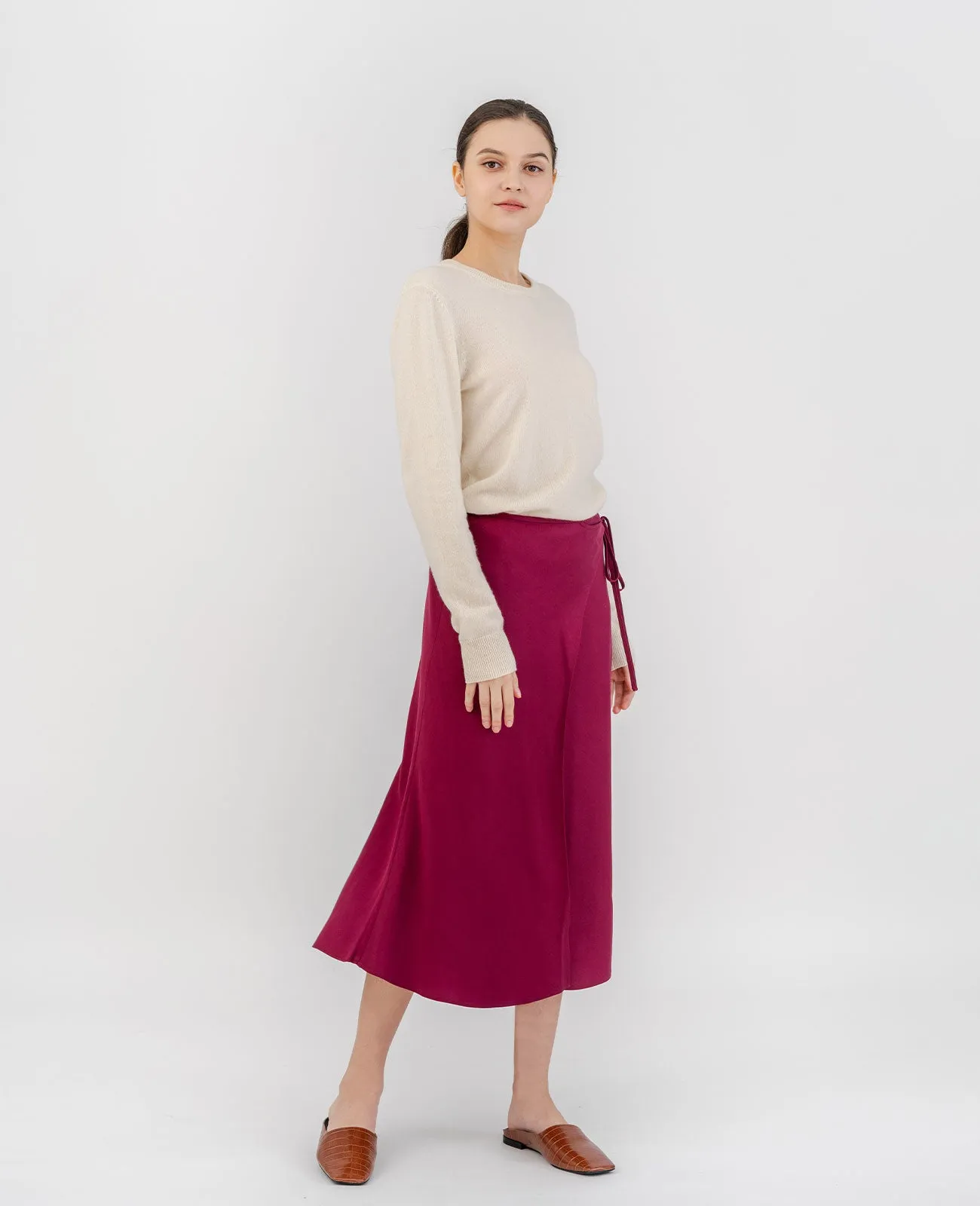 Tencel Wrap Skirt