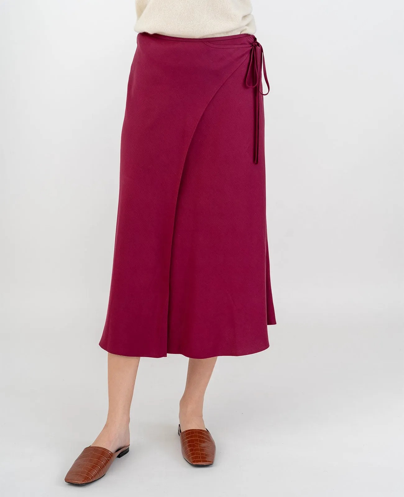 Tencel Wrap Skirt