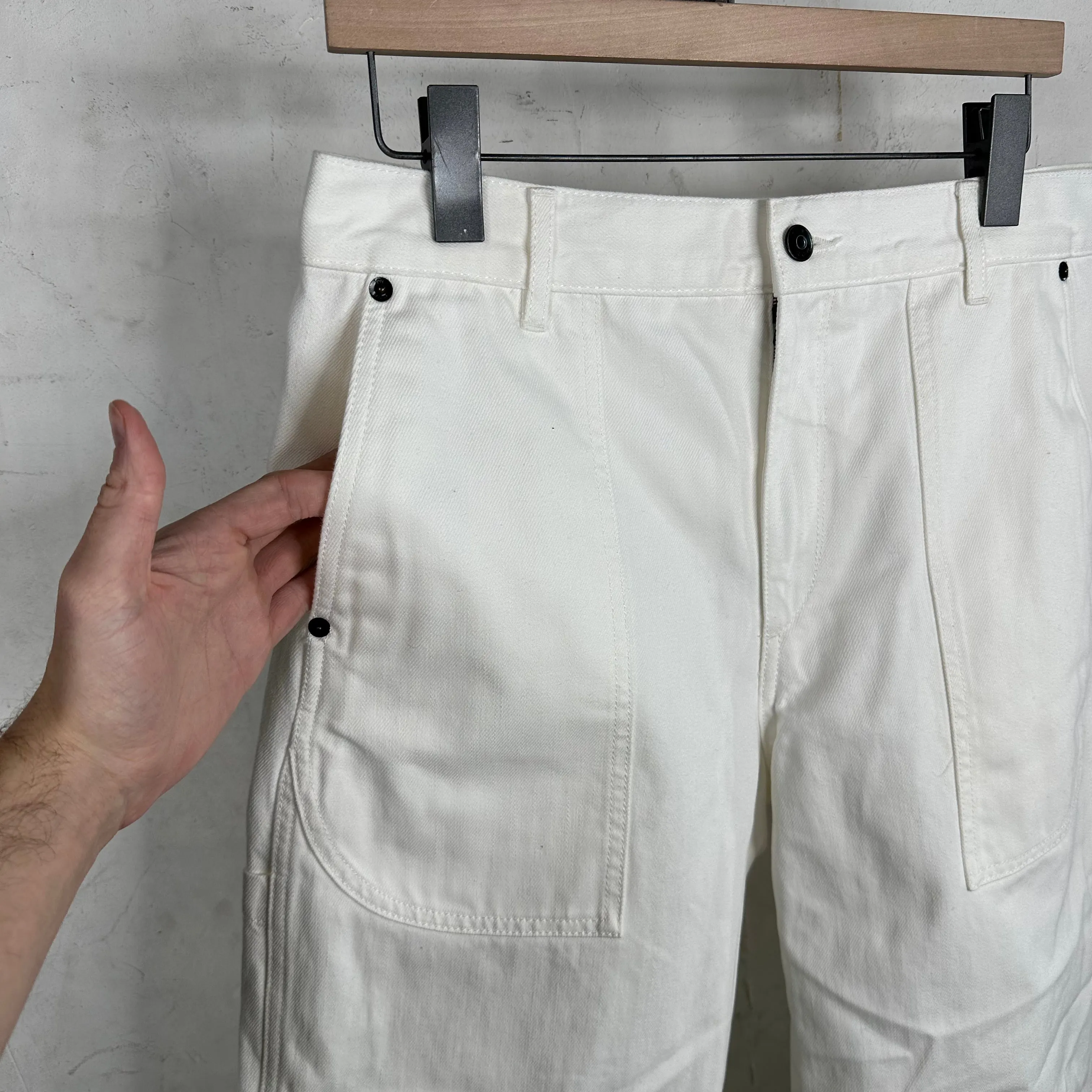 The Row White Hester Pants