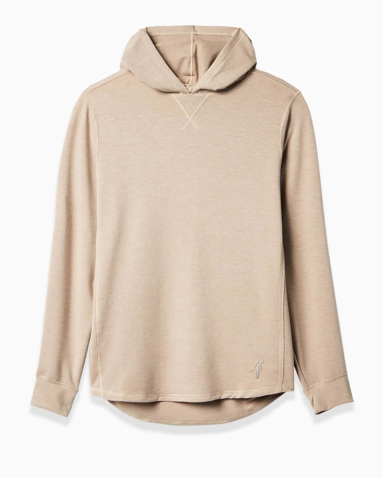 Toes On The Nose Schooner | Long Sleeve Hoodie (Sea Silk) in Vintage Khaki