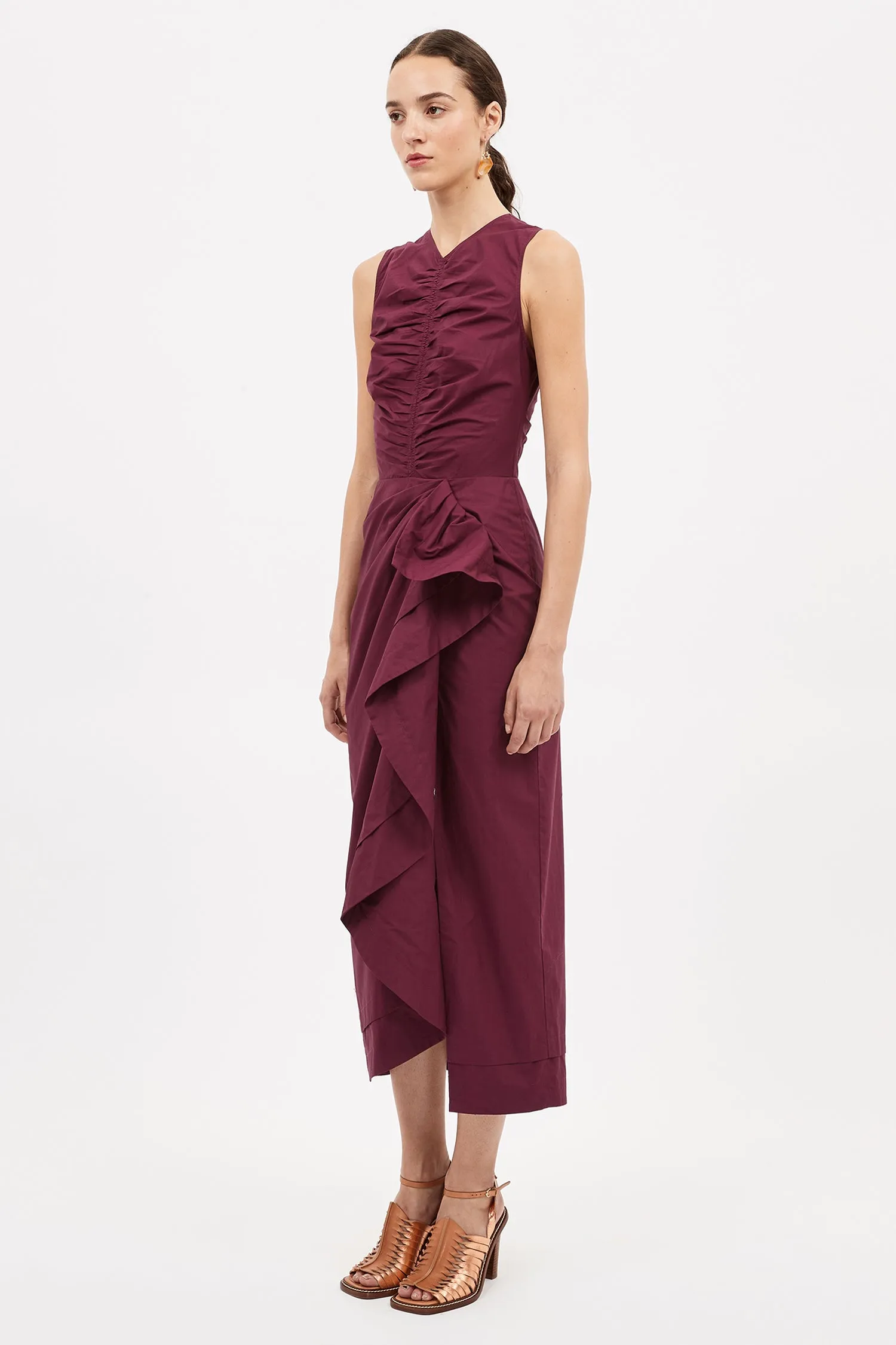 Ulla Johnson Edlyn Dress in Syrah