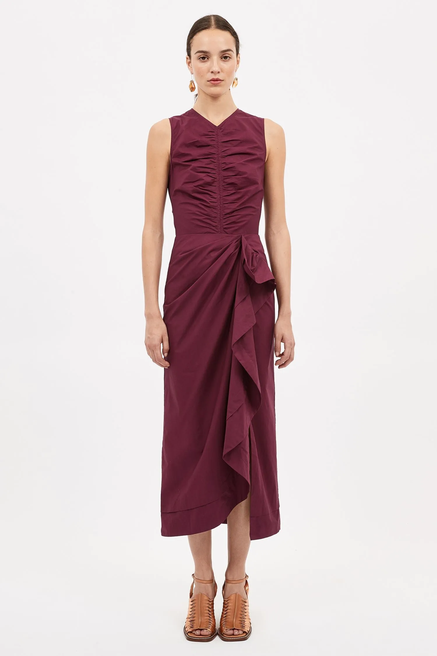 Ulla Johnson Edlyn Dress in Syrah