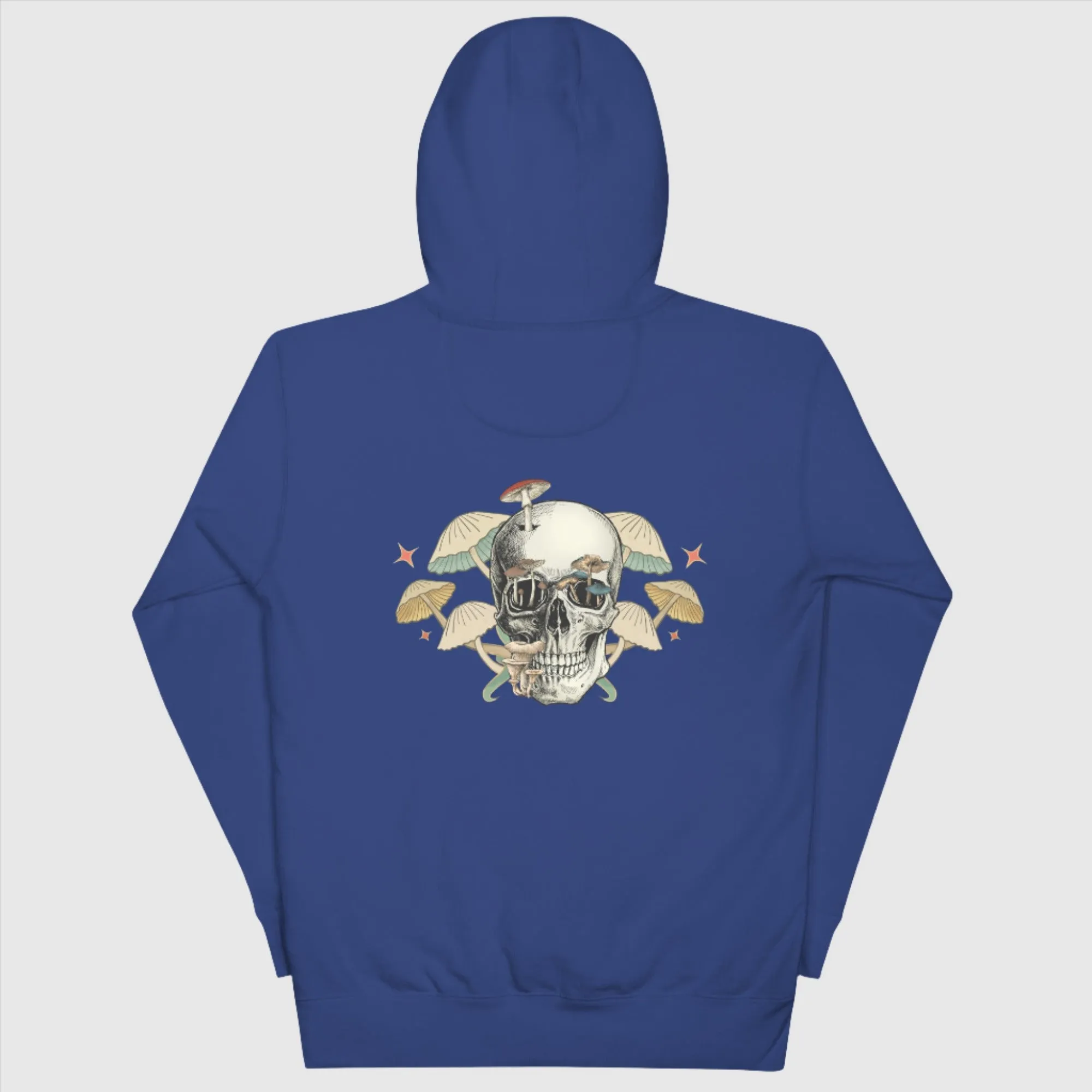 Unisex Mushroom Skull Hoodie