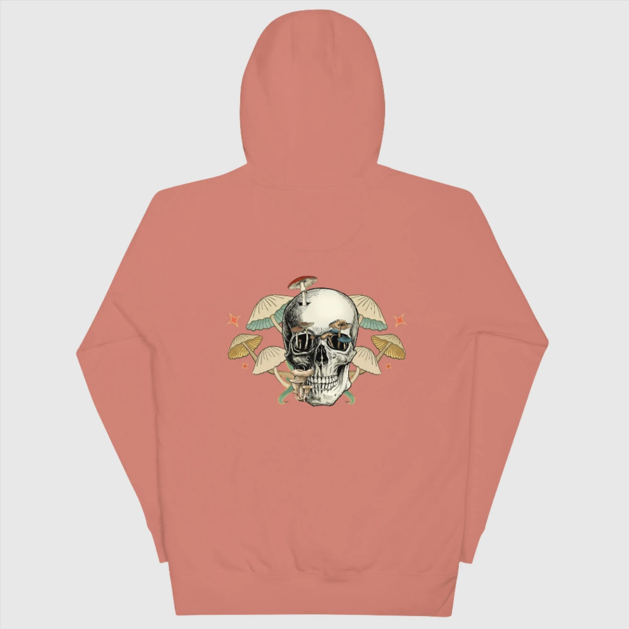 Unisex Mushroom Skull Hoodie