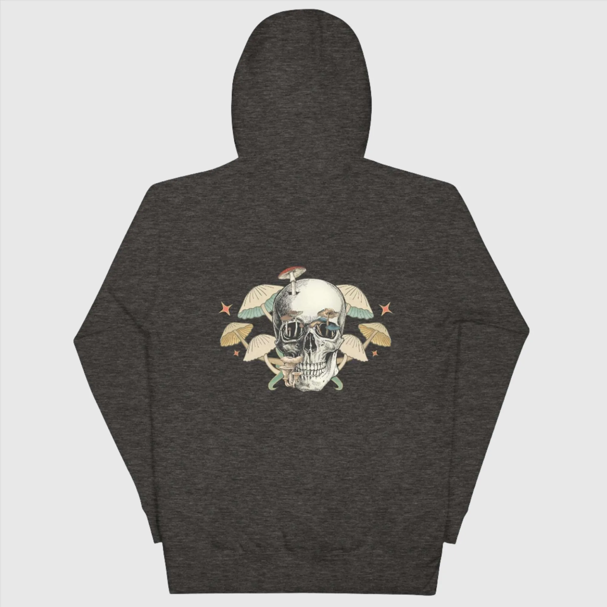 Unisex Mushroom Skull Hoodie