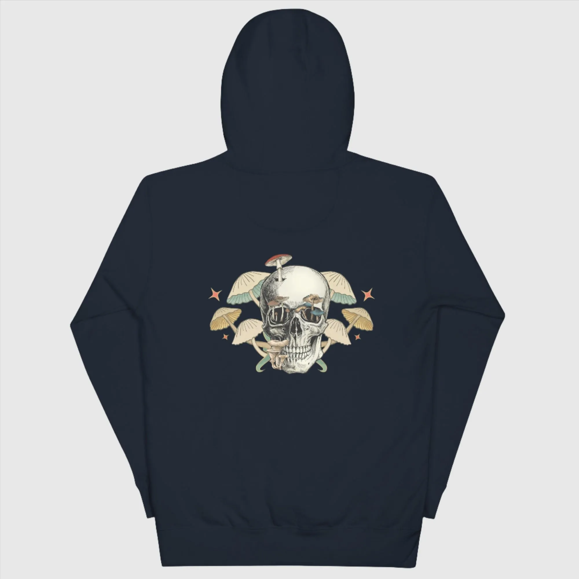 Unisex Mushroom Skull Hoodie