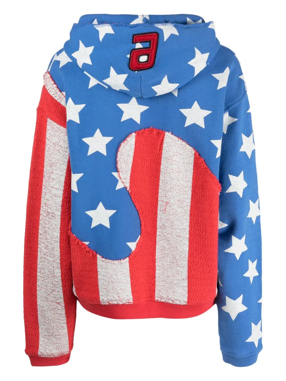 Unisex Stars And Stripes Swirl Sweater