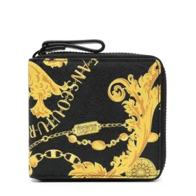 Versace Jeans Couture Baroque Zip Wallet