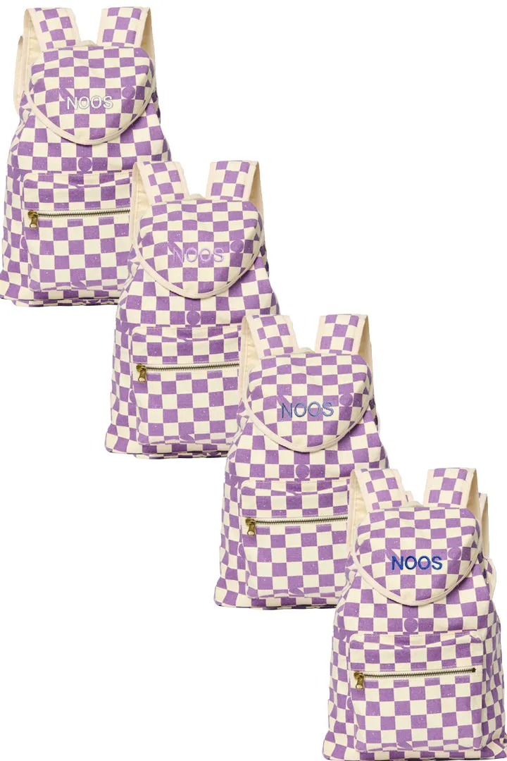 Violet Checkerboard MIDI Backpack