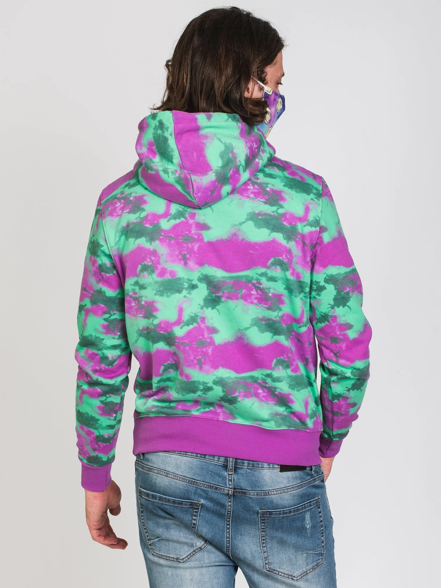 WESC MIKE HAZY SUMMER TIE DYE HOODIE - CLEARANCE