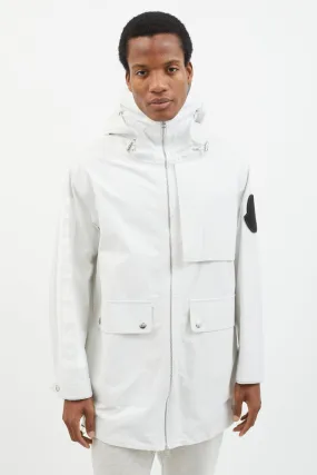 White Jereme Giubbotto Long Parka