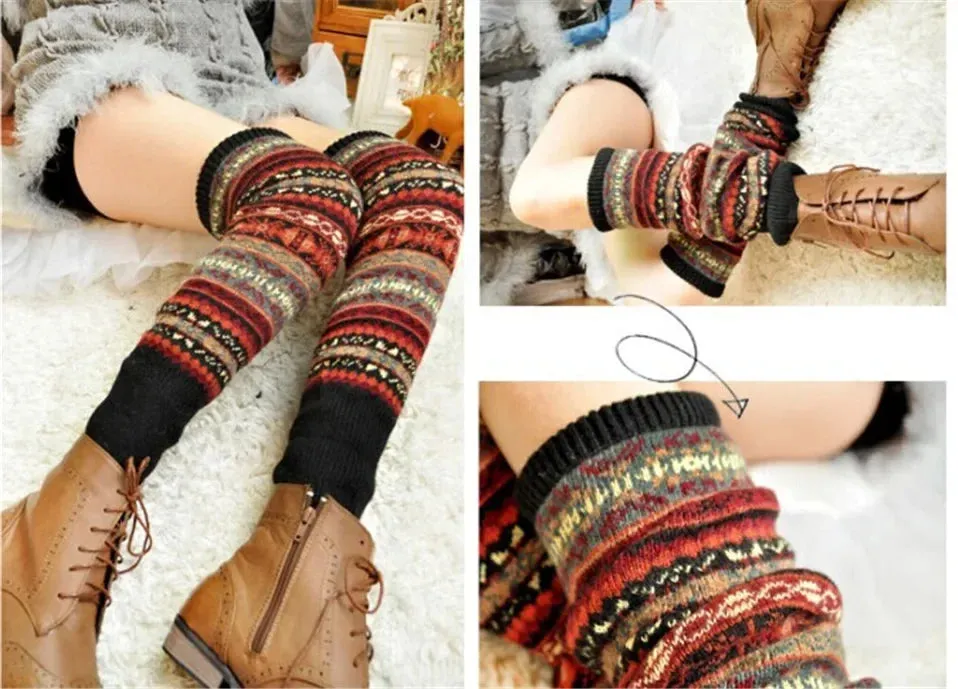 Winter Warmers Over Knee Leg Warmers