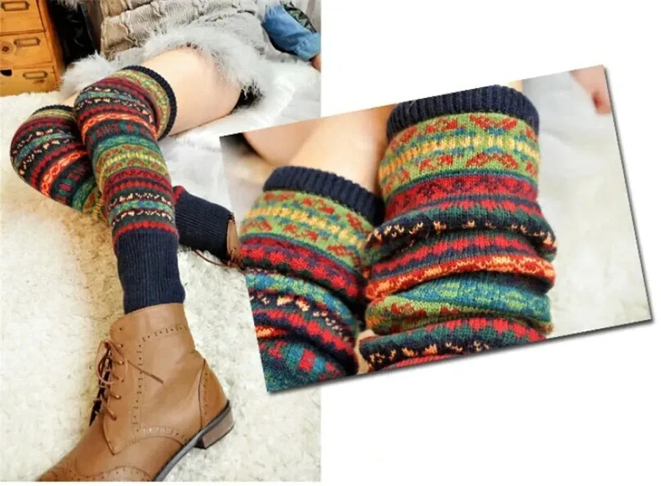 Winter Warmers Over Knee Leg Warmers