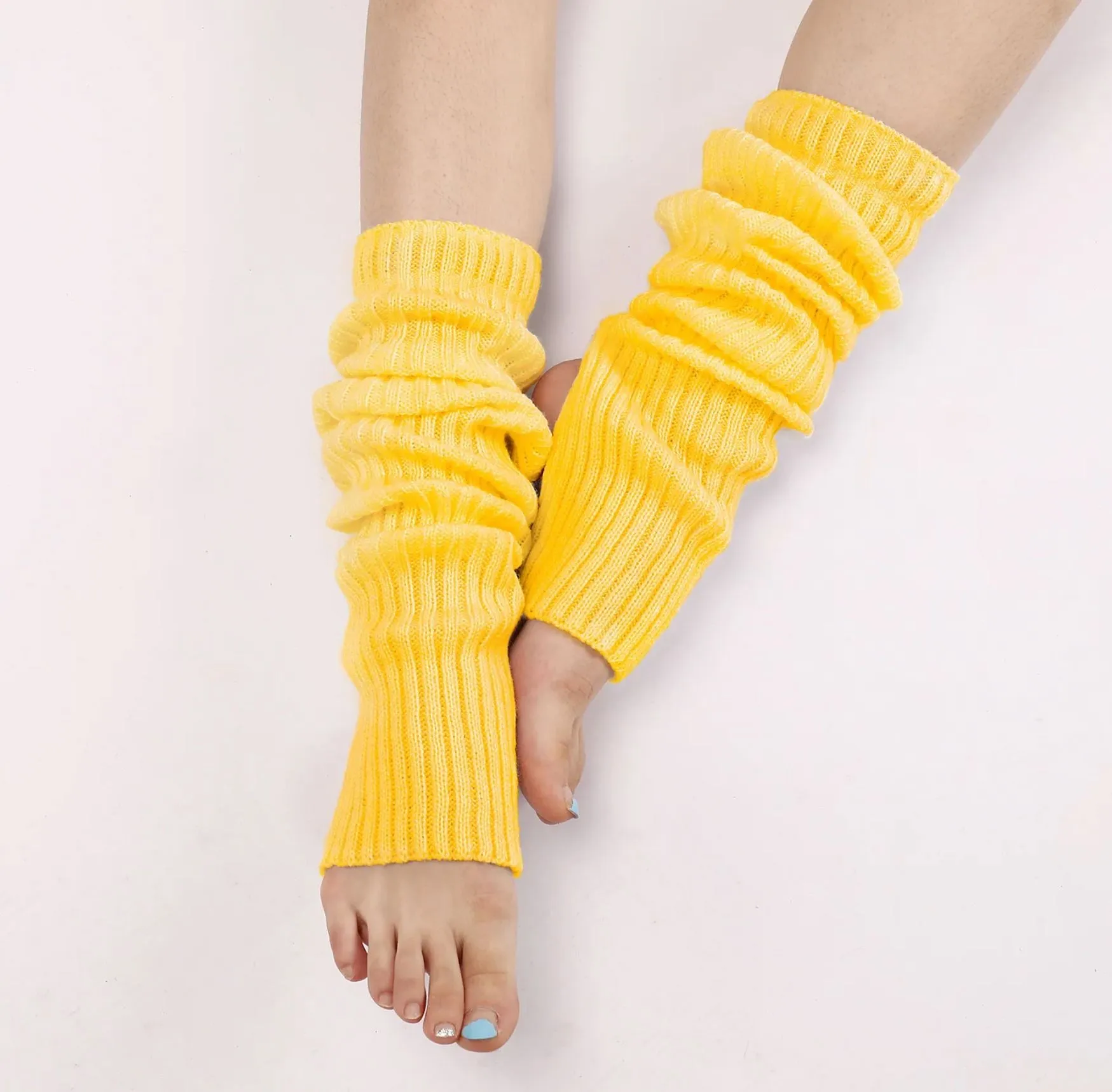 Women's Soft Knitted Leg Warmers Available in 14 Colors