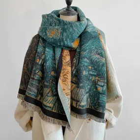 Women's Van Gogh Starry Night Scarf