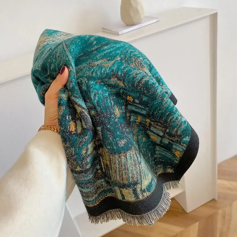 Women's Van Gogh Starry Night Scarf