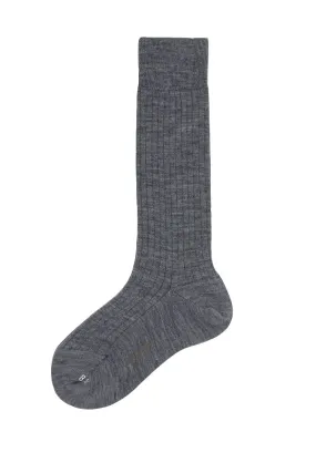 WOOL SHORT SOCKS | Pale Grey