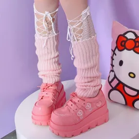 Y2K Balletcore Harajuku Knit Leg Warmers