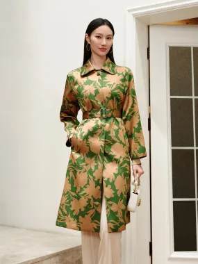 YAYING Jacquard Trench Coat EPJAA7409AG