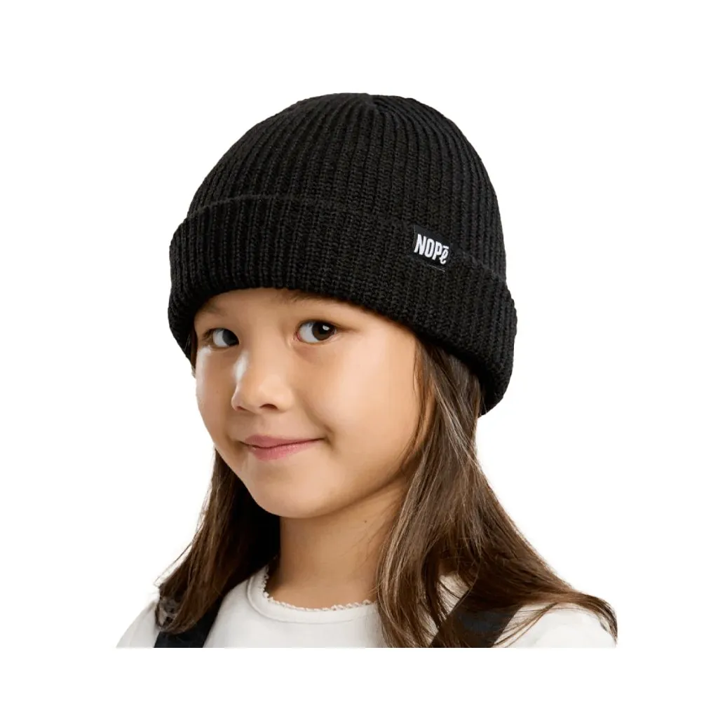 Youth Beanie NOPé - Black