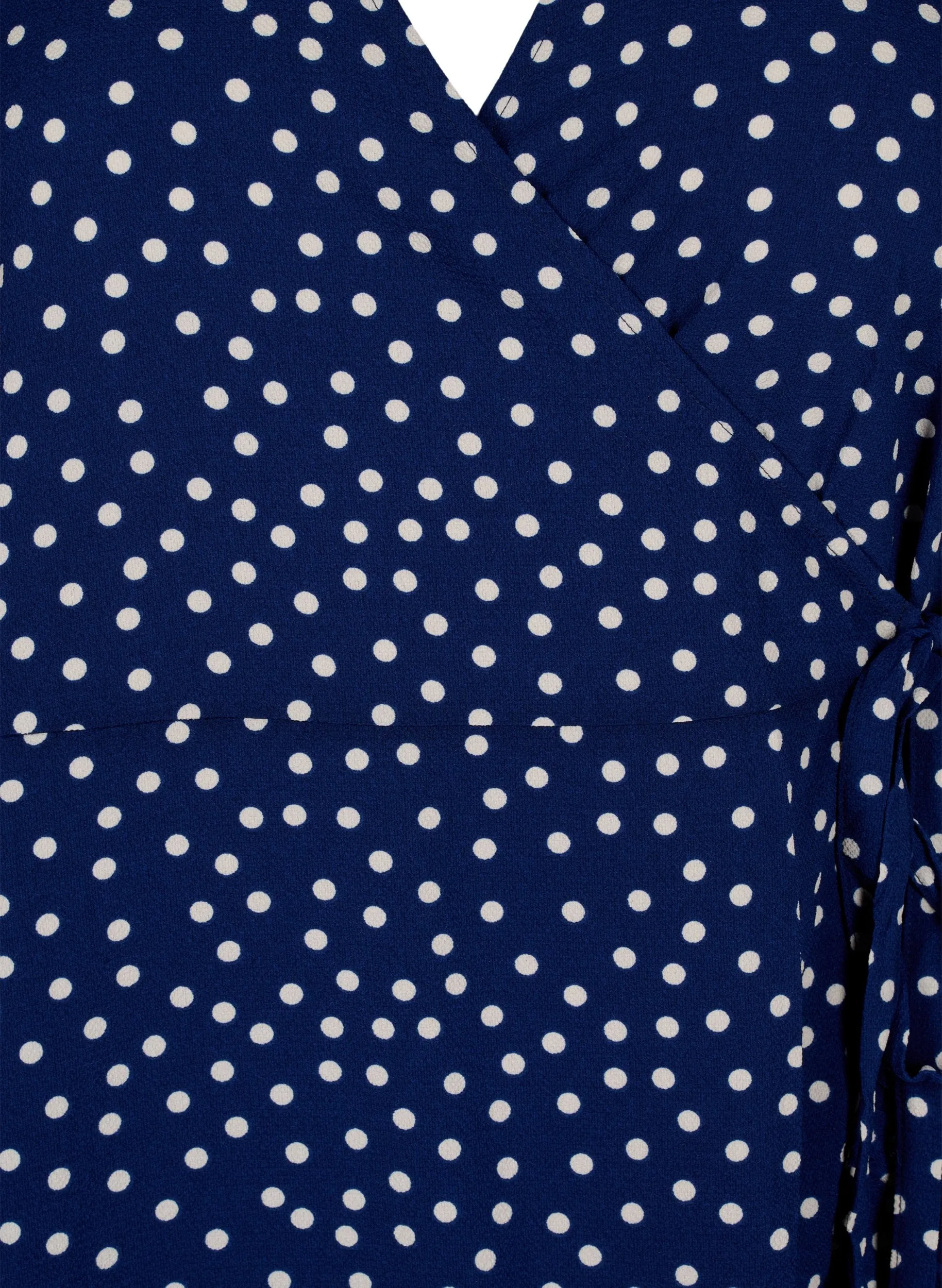 Zizzi Anni Polka Dot Wrap Dress